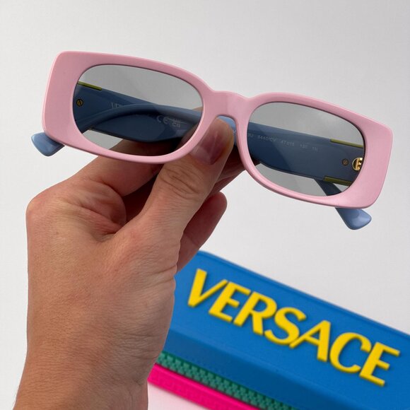 Versace Kids VK4003U Sunglasses – Pink Rectangle Frame Grey Lenses| Model 5440CV - Picture 2 of 9